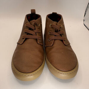 Boys Old Navy Brown Red Plaid Boots Size 9 (Toddler Boy)